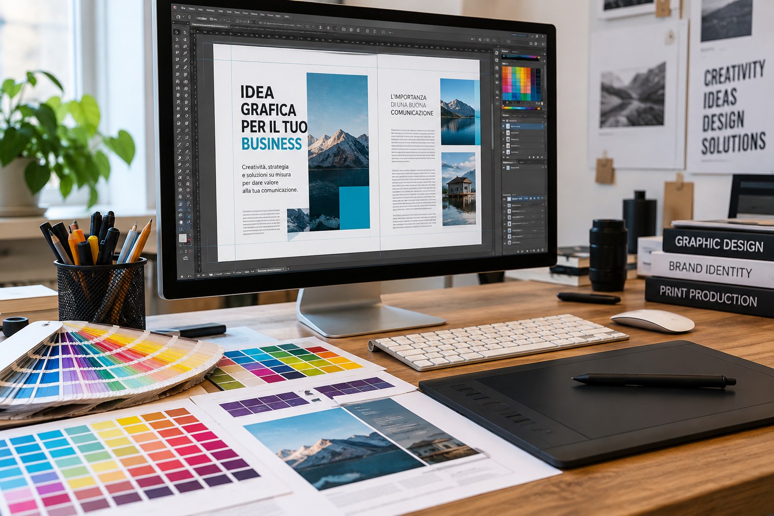 Lavorazione e impaginazione File Grafico